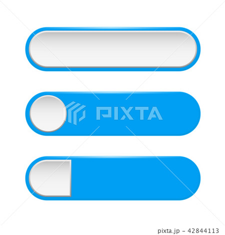Blue menu buttons. 3d oval web icons Blue menu buttons. 3d oval web icons 42844113