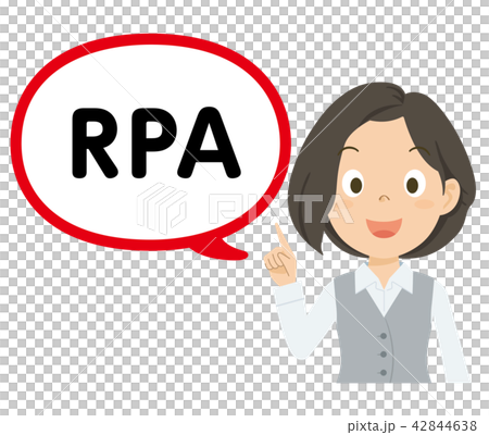 RPA　女性　イラスト 42844638