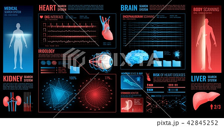 Medical Dark Interface Elements Medical Dark Interface Elements 42845252