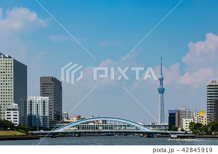 (東京都-都市風景)ウォーターフロント新川から見る風景3 (東京都-都市風景)ウォーターフロント新川から見る風景3 42845919