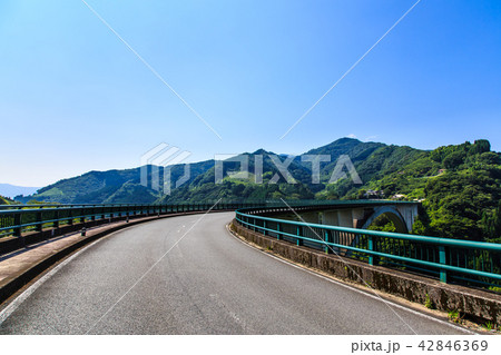 天翔大橋 宮崎県西臼杵郡日之影町 の写真素材