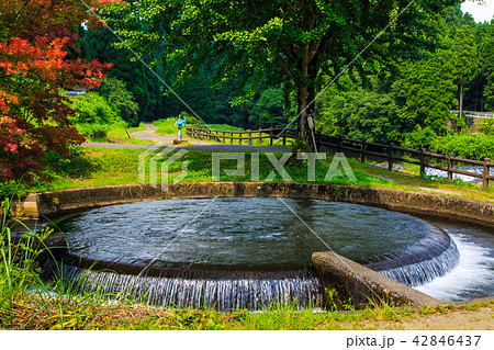 通潤用水小笹円形分水　【熊本県上益城郡山都町】 42846437