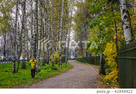 Autumn scenery of Saint Petersburg, Russia 42848922