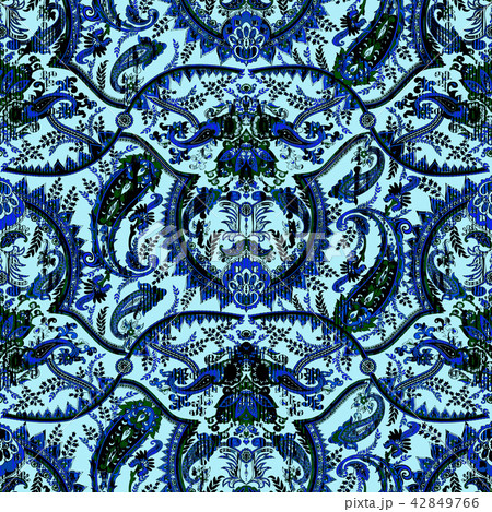 Traditional Indian paisley pattern 42849766