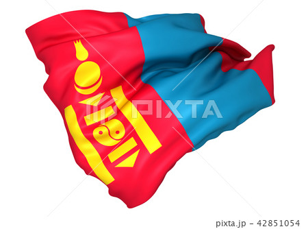 モンゴル国　国旗 42851054