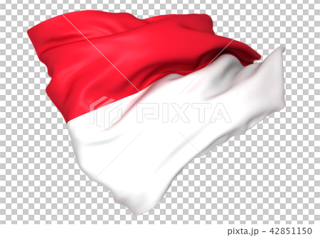 インドネシア　モナコ　国旗 42851150