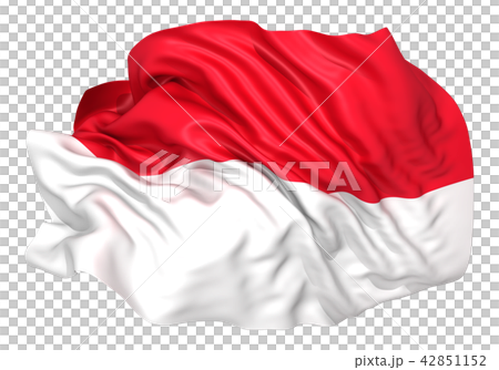 インドネシア　モナコ　国旗 42851152