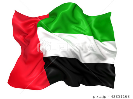 아랍 에미리트 국기 - 스톡일러스트 [42851168] - Pixta