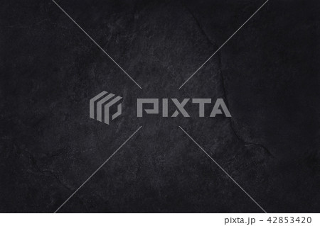 Dark grey black slate texture in natural pattern 42853420