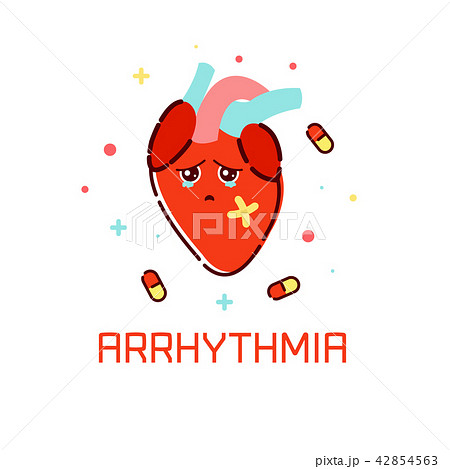Cardiac arrhythmia poster. 42854563