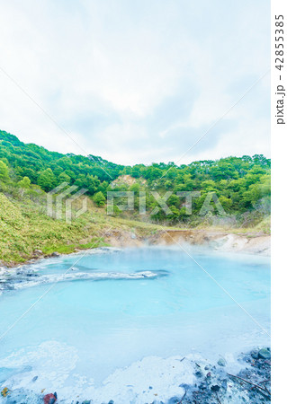 北海道の夏 登別 大湯沼の風景 北海道の夏 登別 大湯沼の風景 42855385