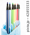 Set of colorful marker paint pen isolated 42855533