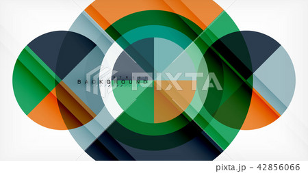 Vector circle abstract background 42856066