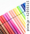 Set of colorful marker paint pen isolated 42856315