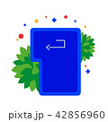 Enter computer keyboard button. 42856960