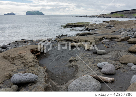 Surtsey by  horizon from Heimaey  Island 42857880