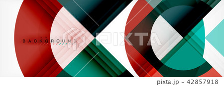 Vector circular geometric abstract background 42857918