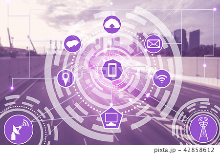 Smart city and wireless communication network. 42858612