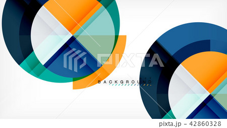 Vector circle abstract background 42860328