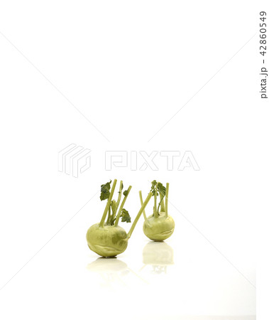 Kohlrabi against white background Kohlrabi against white background 42860549