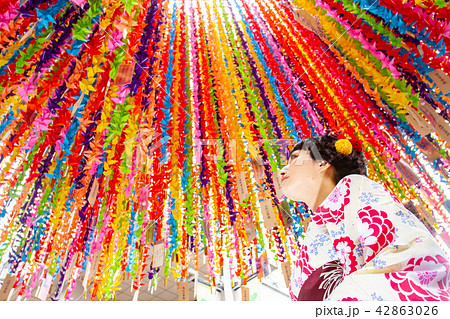 仙台七夕2018 折り鶴８万8000羽 （児童生徒製作） 42863026