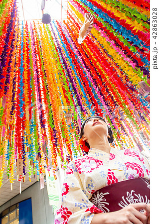 仙台七夕2018 折り鶴８万8000羽 （児童生徒製作） 42863028