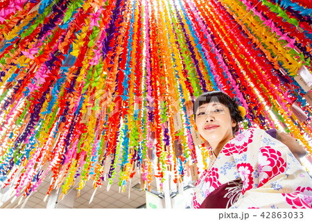 仙台七夕2018 折り鶴８万8000羽 （児童生徒製作） 42863033