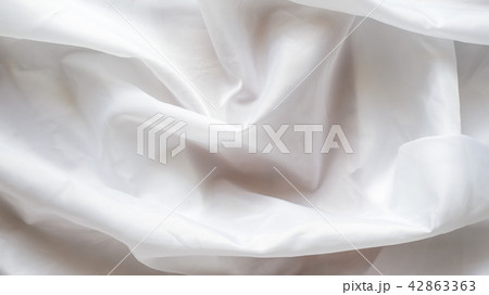 White Synthetic Fabric Background 42863363
