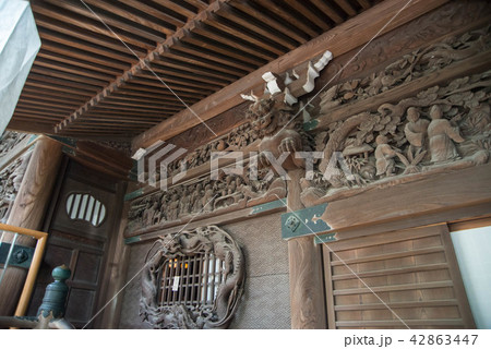 寅さんのふるさと、柴又帝釈天（たいしゃくてん）　近くには矢切の渡しや寅さん記念館がある 42863447