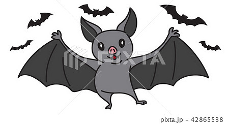 Bat Vector Halloween Icon Dracula Cartoonのイラスト素材