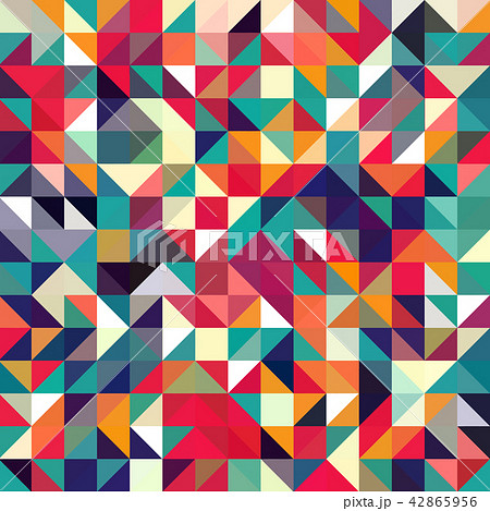 Triangle geometric shapes pattern. 42865956