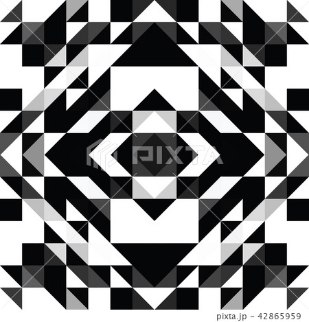 Triangle geometric shapes pattern. 42865959