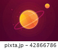 the desert in Solar System vector illustration bac 42866786