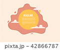 Vector sun and Cloud pastel background abstract  42866787