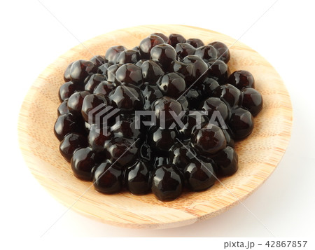 Tapioca ball ( also called boba ). Food concept. Tapioca ball ( also called boba ). Food concept. 42867857