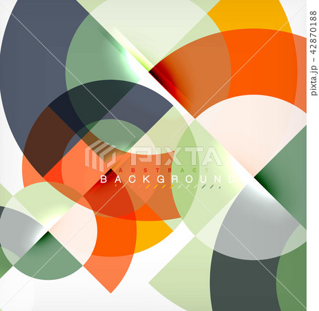 Modern circle abstract background 42870188