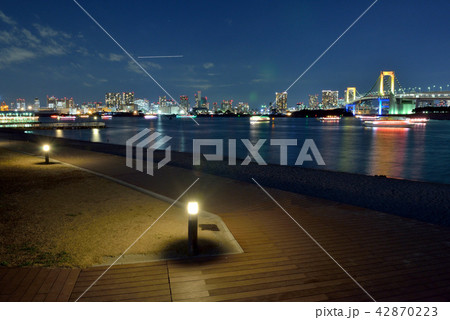 お台場海浜公園の夜 42870223