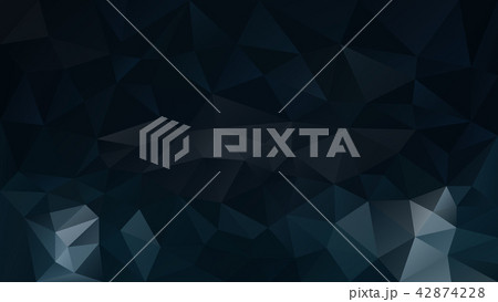 vector polygonal background dark black blue 42874228