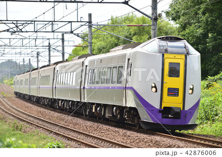 千歳線 島松 北広島 Jr北海道 キハ261系 St 1211編成 函館 スーパー北斗 の写真素材