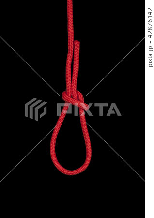 Knot on a cord 42876142