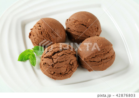 Chocolate ice cream Chocolate ice cream 42876803