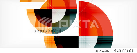 Vector circular geometric abstract background Vector circular geometric abstract background 42877833
