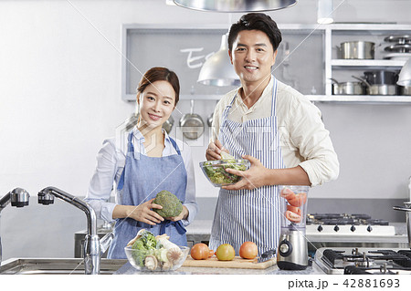 夫婦 材料 食材 42881693