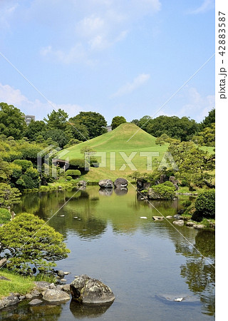 熊本市 風景 水前寺公園 熊本市 風景 水前寺公園 42883587