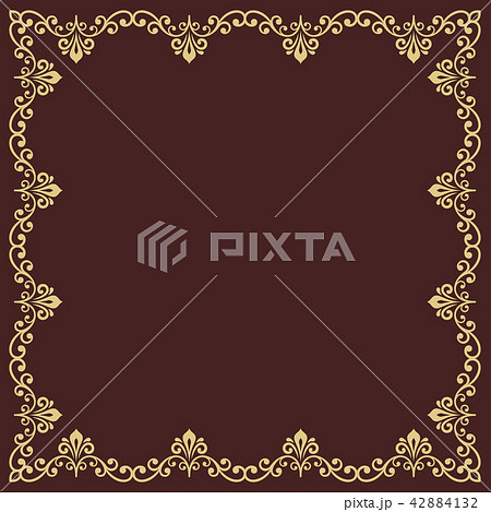 Floral Vector Fine Frame Floral Vector Fine Frame 42884132
