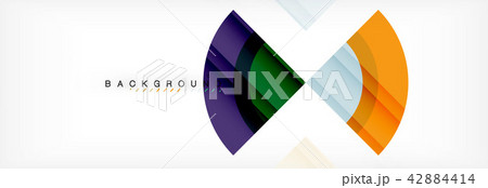 Vector circular geometric abstract background Vector circular geometric abstract background 42884414