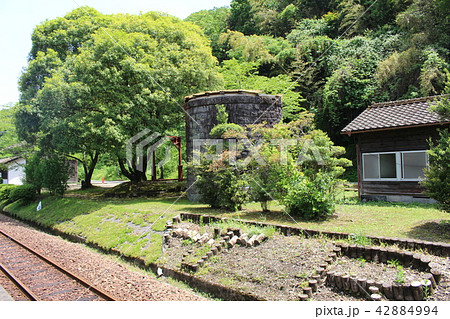 蒸気機関車時代の給水塔 大畑駅 肥薩線 熊本県 蒸気機関車時代の給水塔 大畑駅 肥薩線 熊本県 42884994