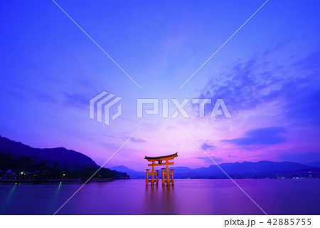 広島 宮島の風景 42885755