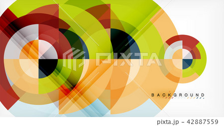 Vector circle abstract background 42887559