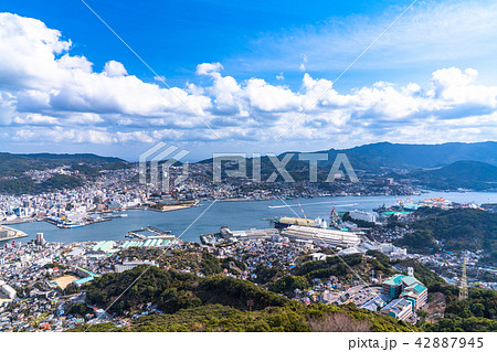 《長崎県》長崎市全景《稲佐山より》 42887945